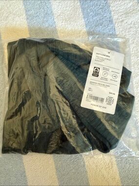 Athleta Softluxe V-Neck Bra - Heather Dark Green (Intended for D - DD+ cups)